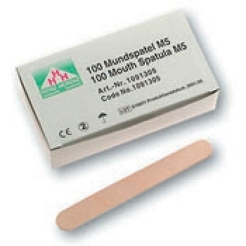 Mundspatel M5, Holz, Hausmarke, 100Stk/Pkg