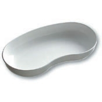 Nierenschale aus Kunststoff, weiß, ca. 24 cm, autoklavierbar, kochfest,