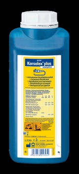 Bode Korsolex® plus, 2l, Aldehydfreies Instrumenten-Desinfektionsmittel, Ultraschallbad geeignet