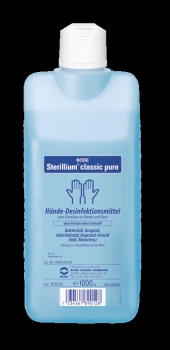 Sterillium Classic pure Hygiene Händedesinfektion Desinfektionsmittel, 1000ml