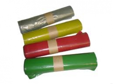 DEISS PREMIUM Abfallsack 120 Liter, rot, Typ 60