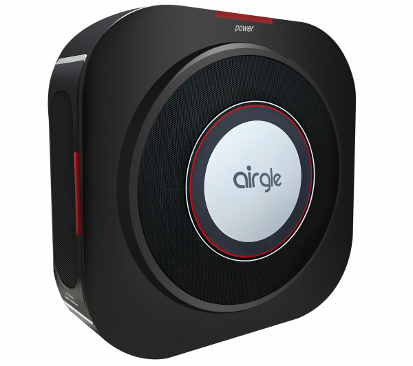 Airgle AG25 Luftreinigungsgerät, filtert Bakterien, Viren mit cHepa-Filter, Titanium Pro®-Modul, Aktivkohlefilter