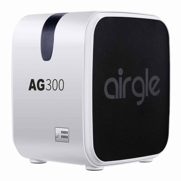 Airgle AG300 Luftreinigungsgerät, filtert Bakterien, Viren mit cHepa-Filter, Titanium Pro®-Modul, Aktivkohlefilter