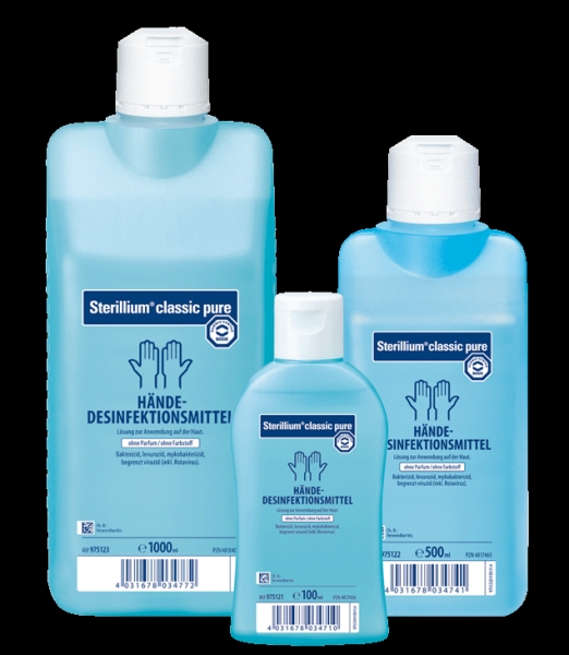 Sterillium® classic pure, Händedesinfektion, 100 ml,  für die besonders empfindliche Haut