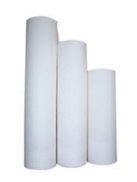 Ärzterollen Tissue, 59 cm breit, 100 lfm, 2lagig, Zellstoff, perforiert, 6 Rollen/Karton